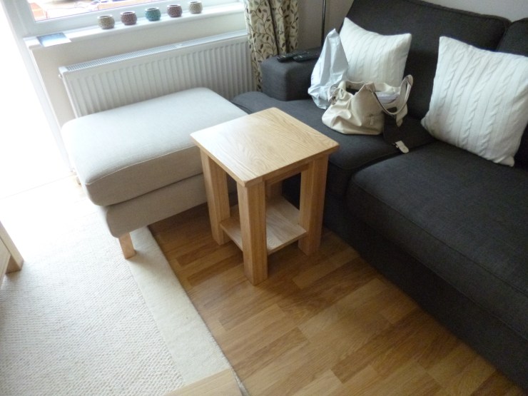 Oak side table